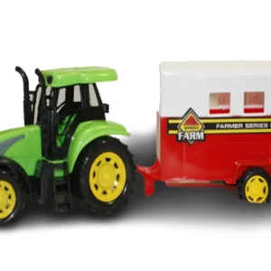 TRAKTOR Z PRZYCZEPĄ DO PRZEWOZU ZWIERZĄT DWU OSIOWA E1437 EMAJ