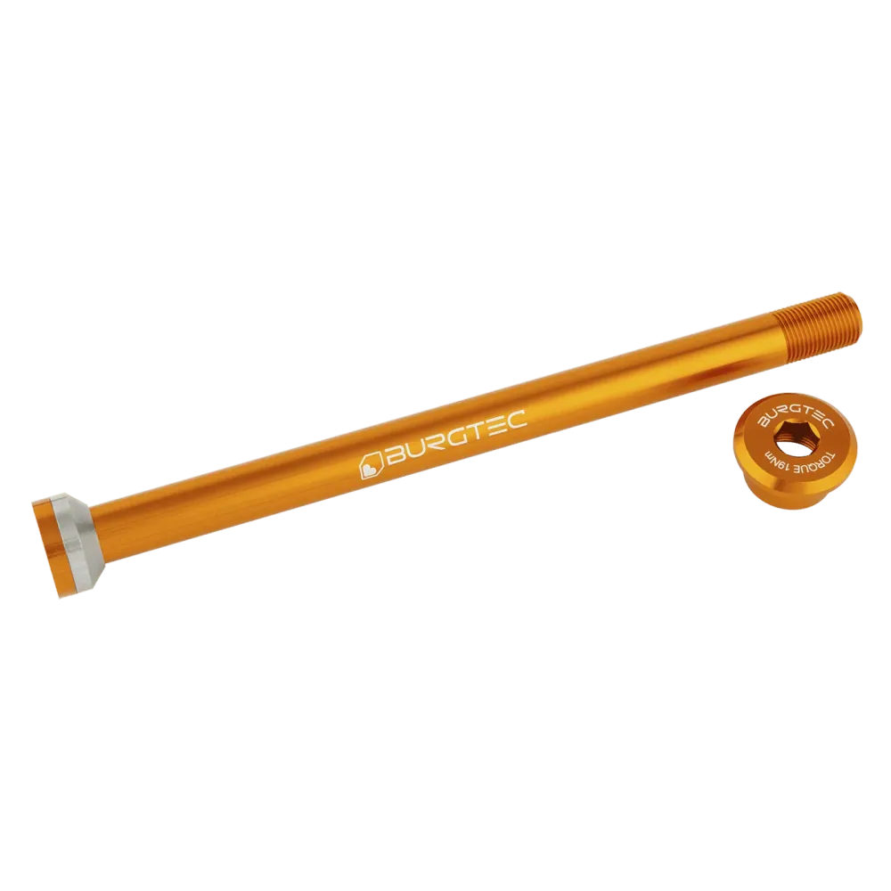 Oś tylnego koł BURGTEC 171 mm do ram Transition Orange