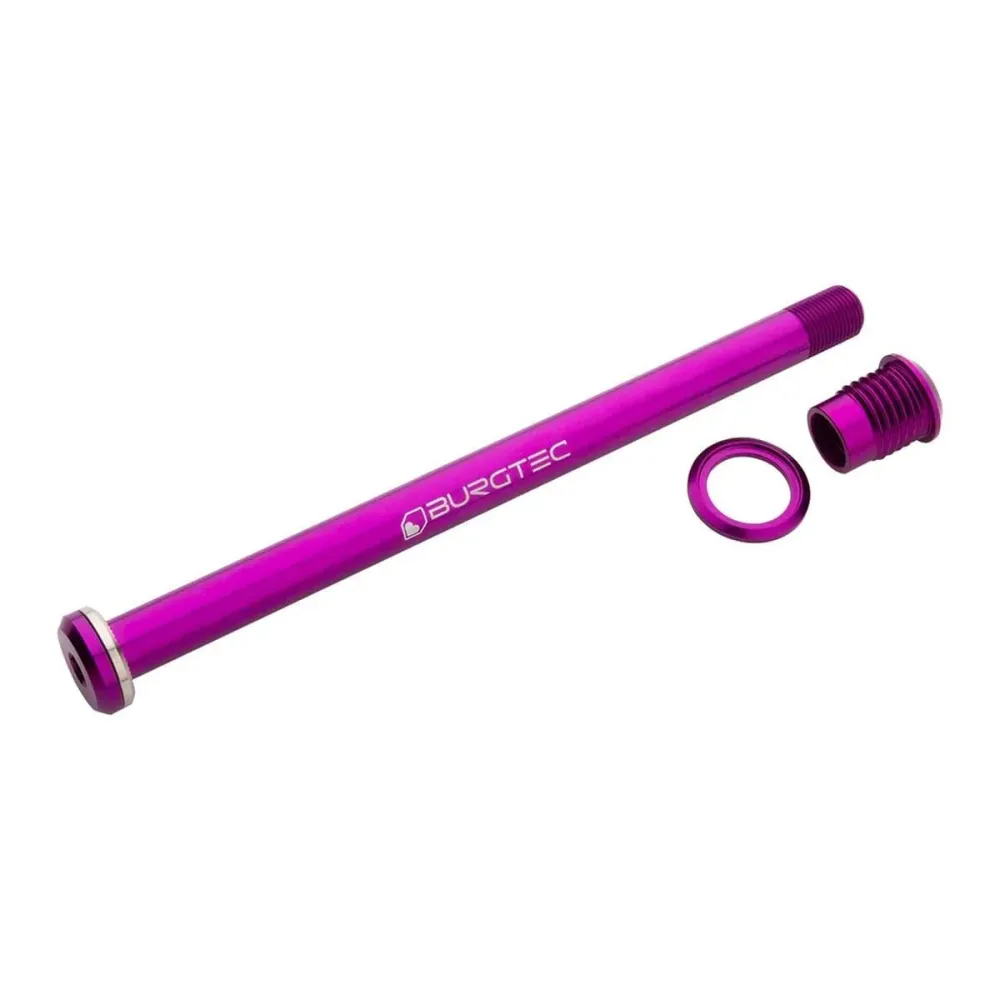 Oś tylnego koł BURGTEC 173,7 mm do ram Santa Cruz fioletowa