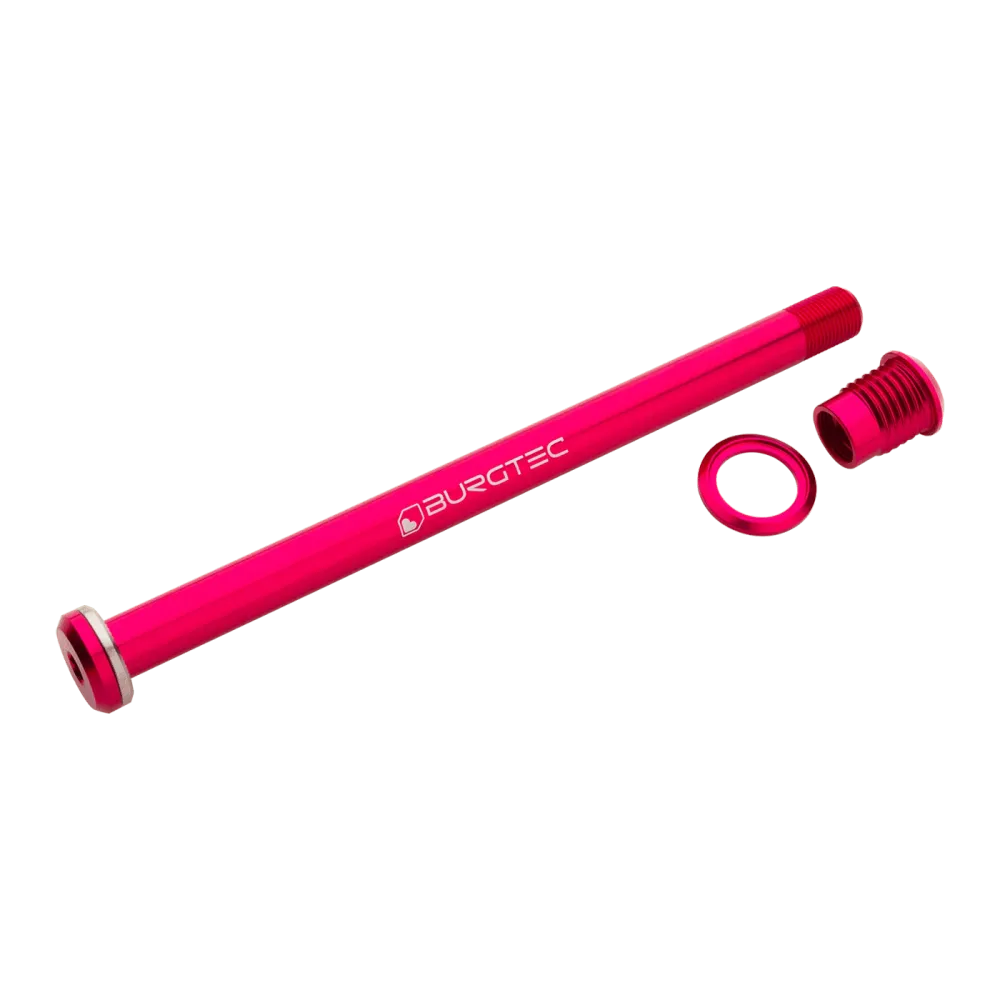 Oś tylnego koł BURGTEC 173,7 mm do różowych ram Santa Cruz