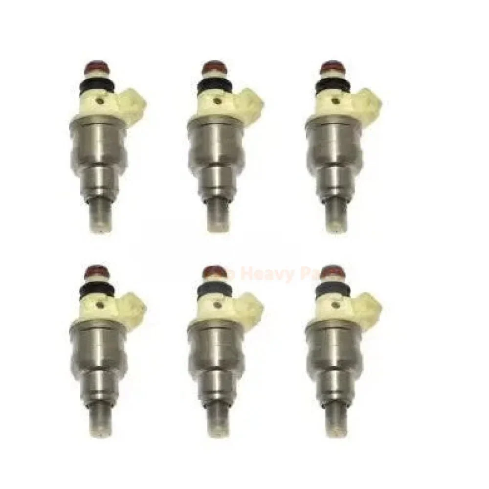 6 sztuk wtryskiwacz paliwa MD141263 FJ128 INP051 dla Mitsubishi Montero Sigma 3.0L Dodge Colt Raider Ram