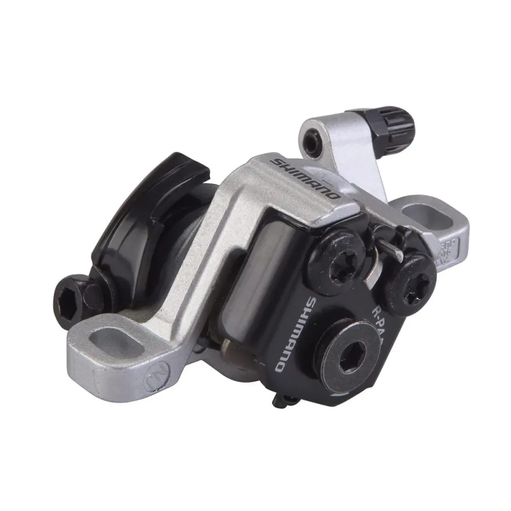 SHIMANO ALIVIO BR-M375 Srebrny zacisk hamulca tarczowego z linką przód/tył