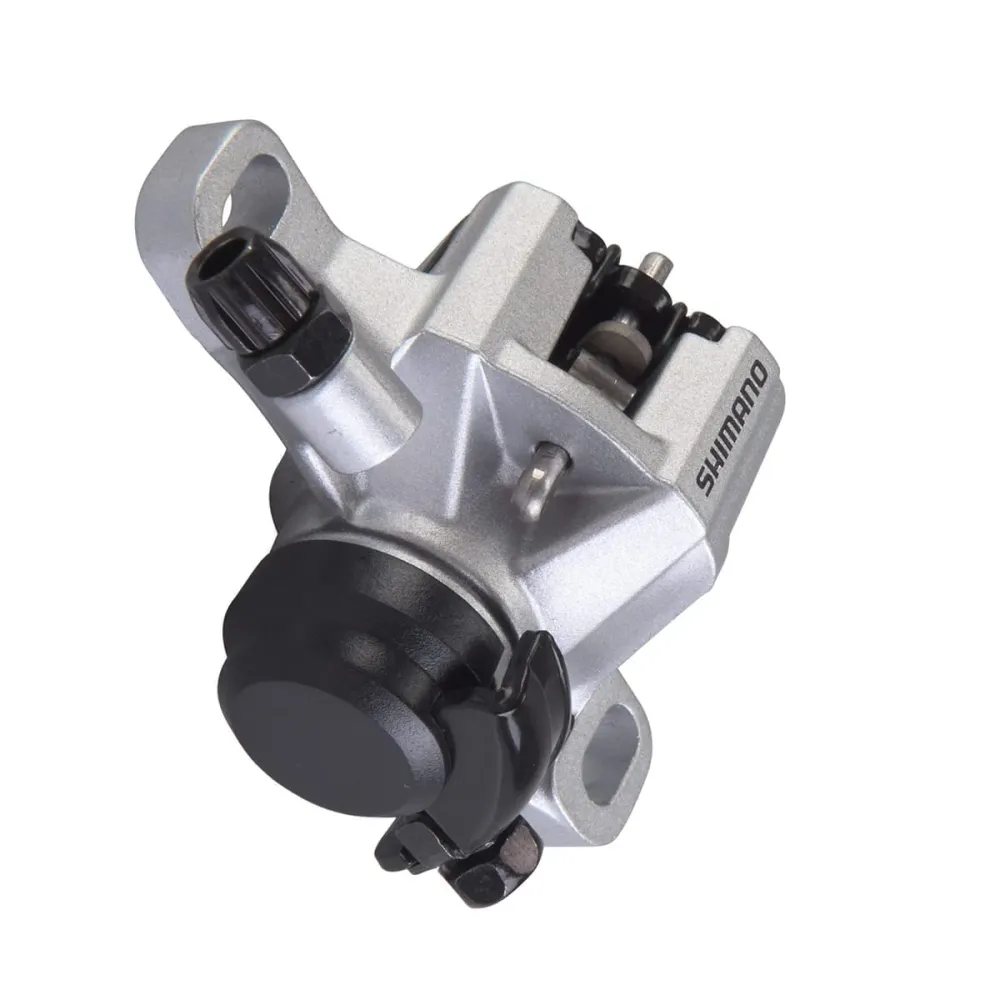 SHIMANO ALIVIO BR-M375 Srebrny zacisk hamulca tarczowego z linką przód/tył