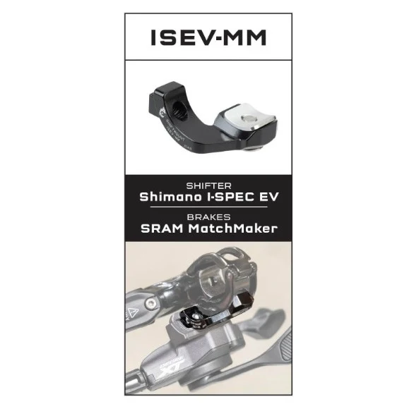 Adapter montażowy WOLF TOOTH ShiftMount ISEV-MM iShimano I-SPEC EV Shifter > hamulec SRAM MatchMaker X