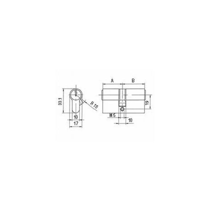 Profil BKS z podwójnym cylindrem PZ 8800 27/27 mm ( 3000251937 )