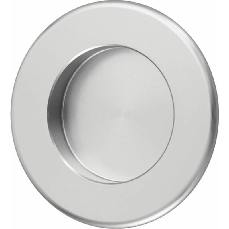 Uchwyt muszlowy HERMETA okrągły aluminiowy anodowany na srebrno ( 3000283308 )