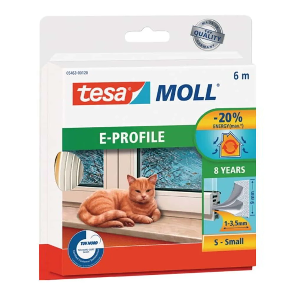 TESA okno/drzwi molle tesamoll(R) 5463 W9mmxH4mmxL6m ( 3000265162 )