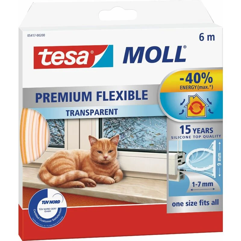 TESA uszczelka silikonowa tesamoll(R) 5417 W9mmxH7mmxL6m ( 3000265319 )