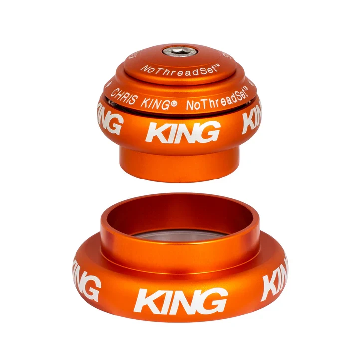 Zewnętrzny zestaw słuchawkowy CHRIS KING NOTHREADSET 1"1/8-1.5" EC34/EC44 Orange