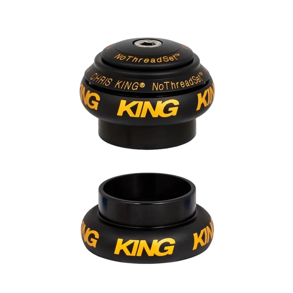 Zewnętrzny zestaw słuchawkowy CHRIS KING NOTHREADSET 1"1/8-1.5" EC34/EC44 Black/Gold